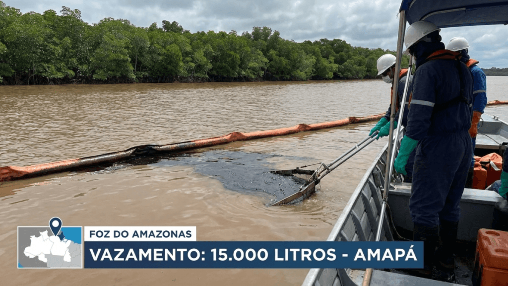 Vazamento de oleo no Amapá: O Alerta de 15 Mil Litros na Foz do Amazonas