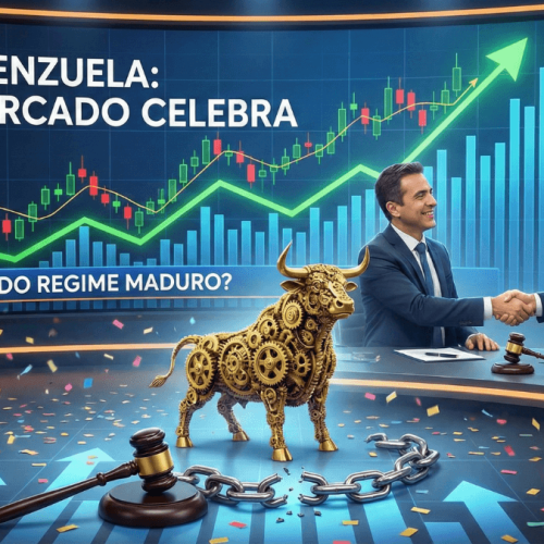 Alívio em migração (7,7 mi venezuelanos) e narcotráfico na fronteira; Ibovespa sobe com risco-país menor na AL e commodities estáveis. ​ Petrobras e Vale beneficiadas indiretamente por realinhamento OPEP+ sem influência chavista.