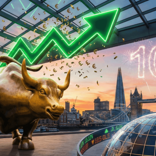 Bolsas da Europa em Alta: Londres Bate Recorde Histórico de 10k