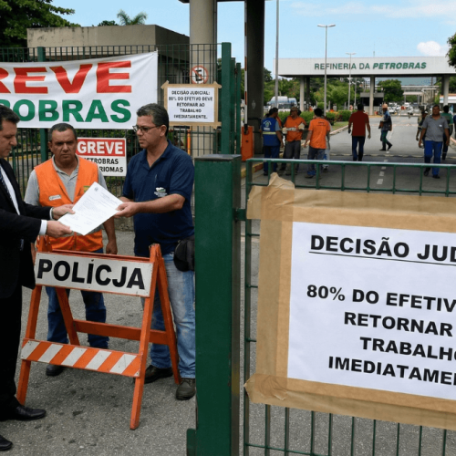 Greve na Petrobras: Justiça manda 80% dos trabalhadores voltarem ao trabalho