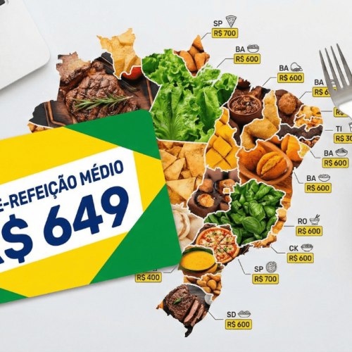 Preço médio do vale-refeição no Brasil é R$ 649; veja valor por estado