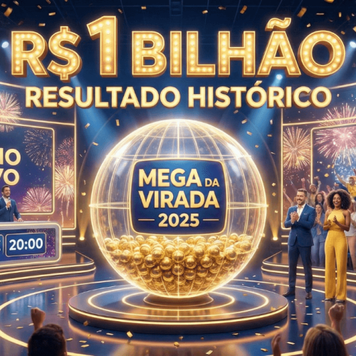 Resultado Mega da Virada 2025: Acompanhe o sorteio histórico de R$ 1 Bilhão