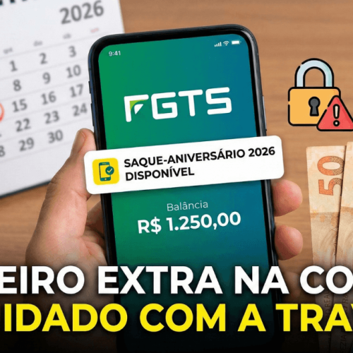 Saque-aniversário do FGTS 2026 começa a ser liberado