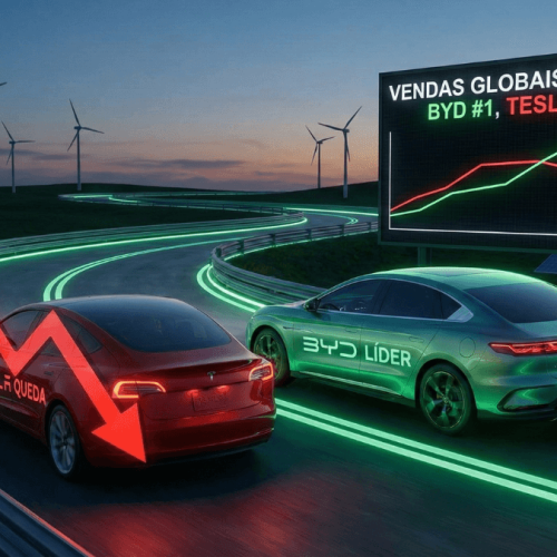 Tesla Perde o Trono: BYD é a Nova Líder Mundial de Carros Elétricos